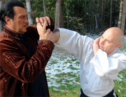 Steven Seagal Shihan and Greg Sinclair Sensei